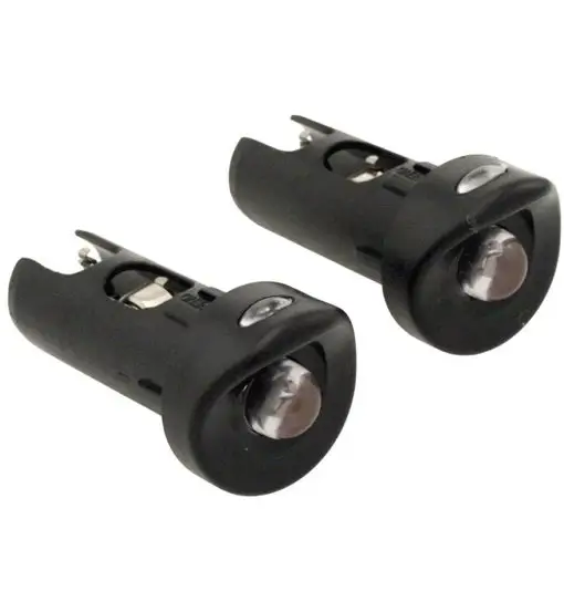 Set di luci manubrio bici da corsa Black
