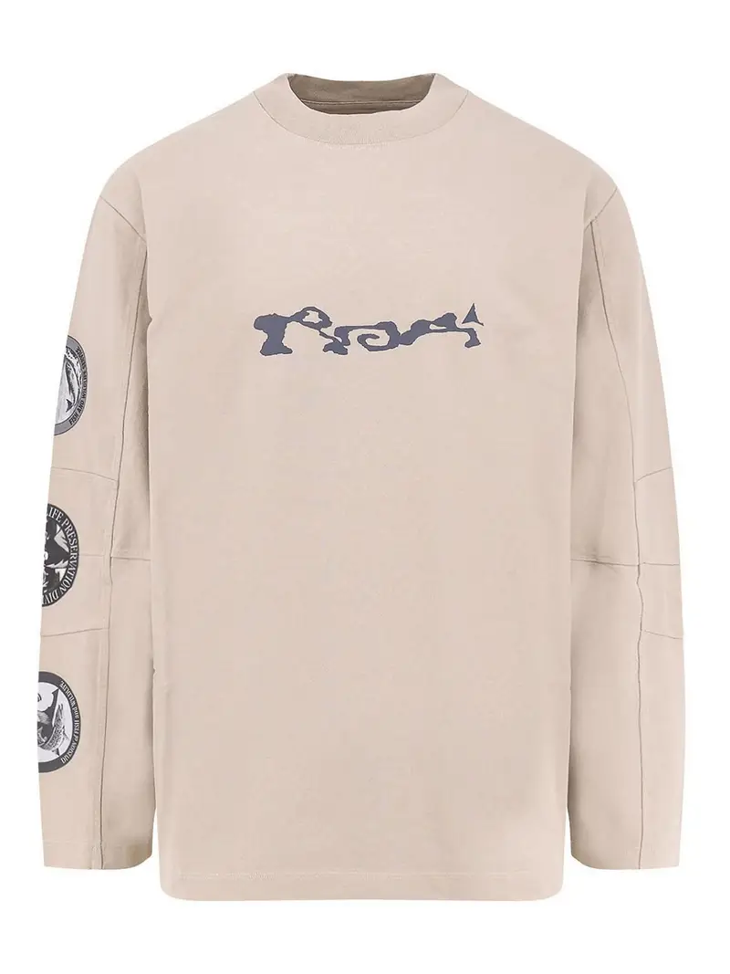 Maglietta Divisione in Cotone Organico Grigio