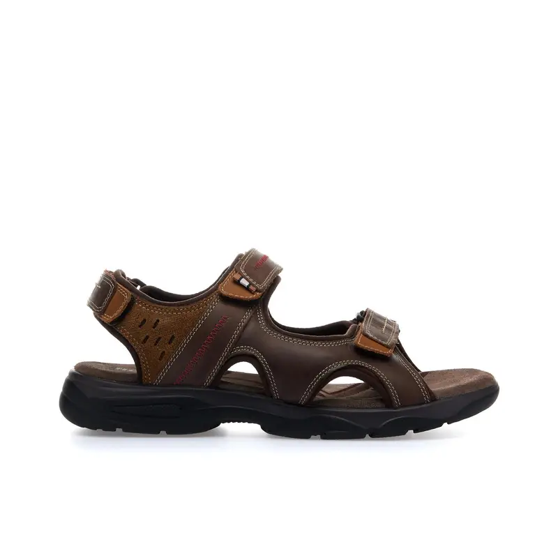 Sandali marroni in pelle