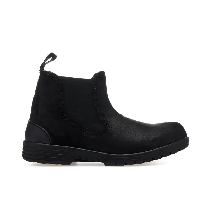 Stivaletti neri da uomo modello chelsea