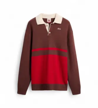 per uomo 67131YW Polo marrone Lusaka (XL), Casual, Manica lunga