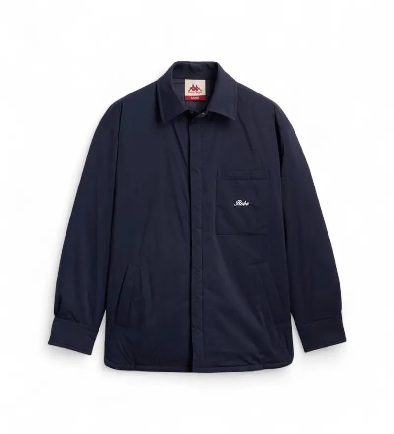 per uomo 68126TW Camicia blu navy Maputo (S), Casual, Poliestere, Manica lunga