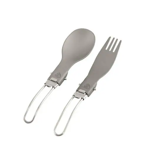 Folding Alloy Cutlery Set - posate Grey