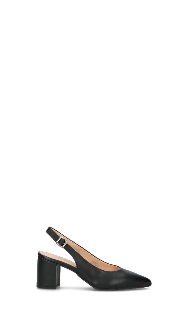 Slingback donna nera Vario