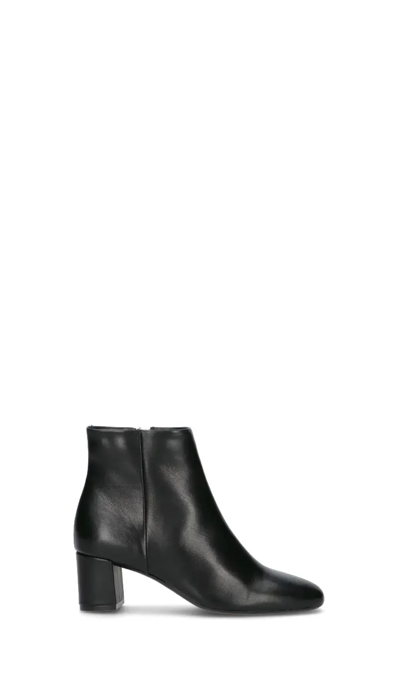 Tronchetto donna nero in pelle Vario