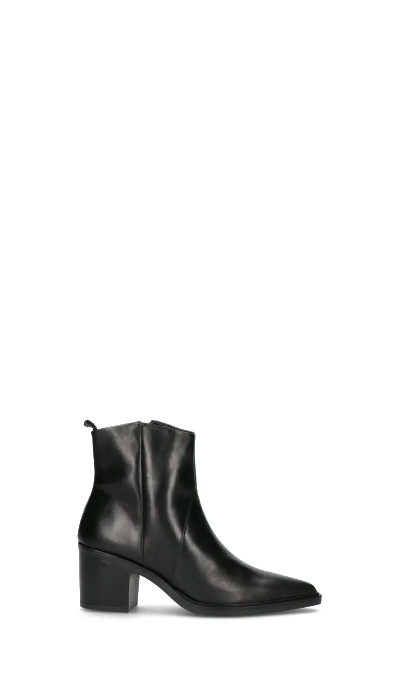 Tronchetto donna nero in pelle Vario