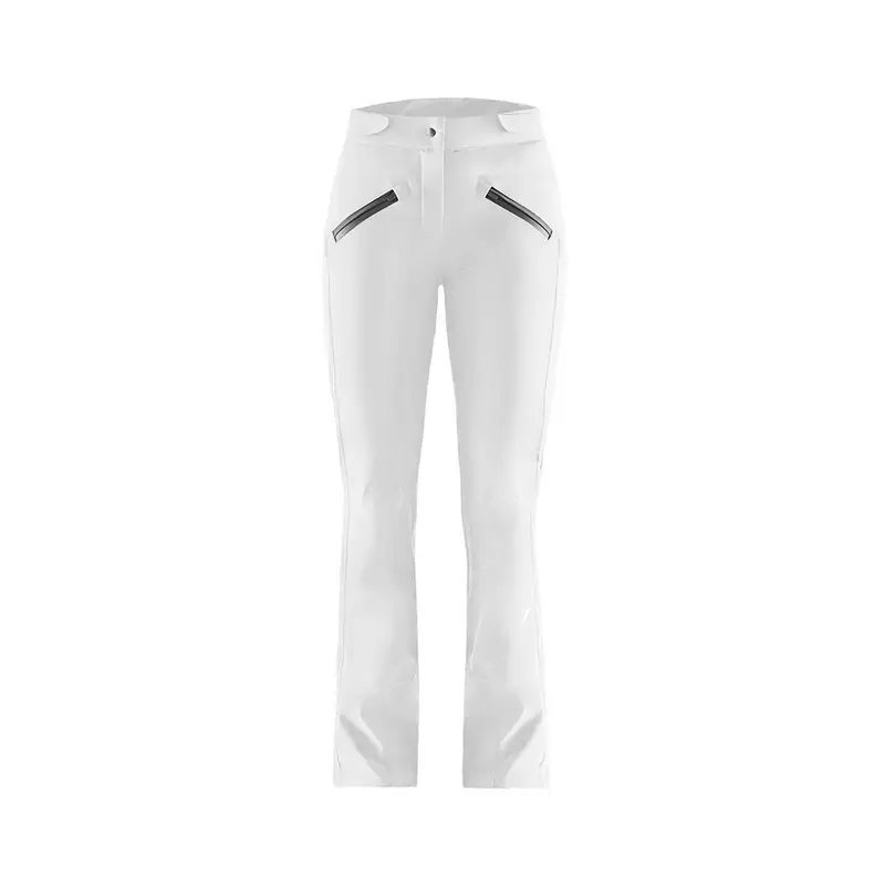 Pantaloni Sci Imbottito Bianco Donna 44