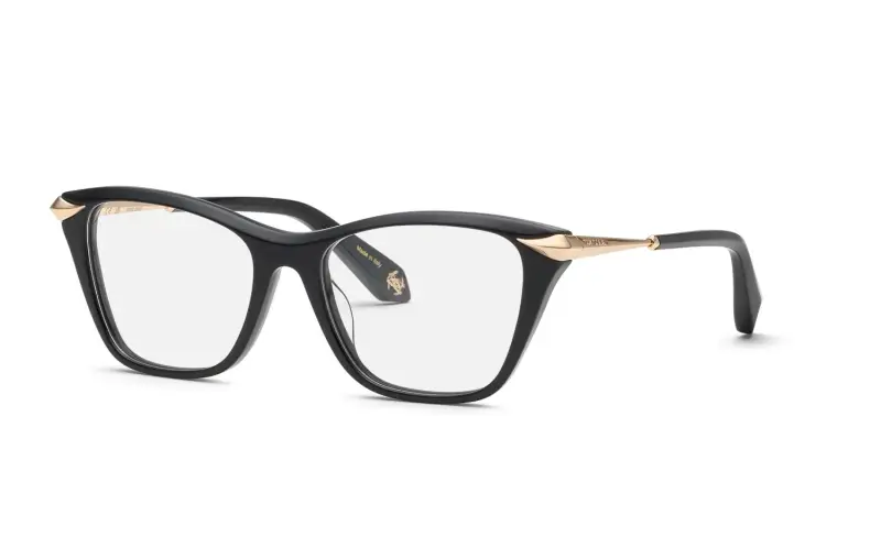 Roberto Cavalli Montature da vista Donna in acetato nero Cat Eye