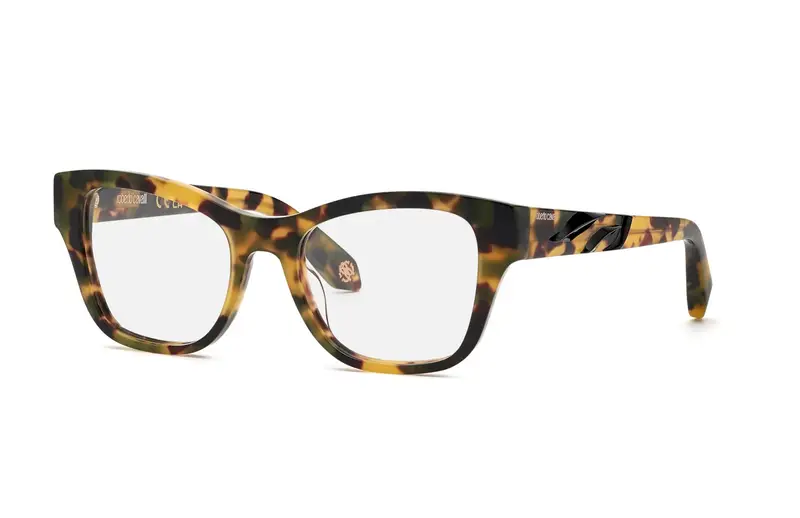 Roberto Cavalli Donna VRC025M 0AGG Montature da vista Acetato Havana  Squadrata