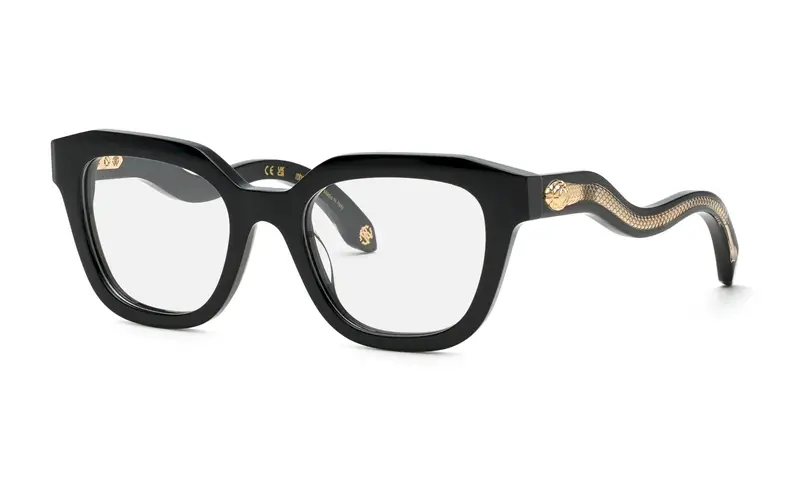 Roberto Cavalli Donna VRC071  700 Montature da vista Acetato Nero  Squadrata