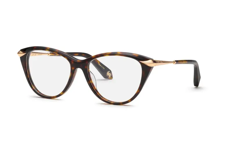 Donna VRC143M 743 Montature da vista Acetato Havana Farfalla