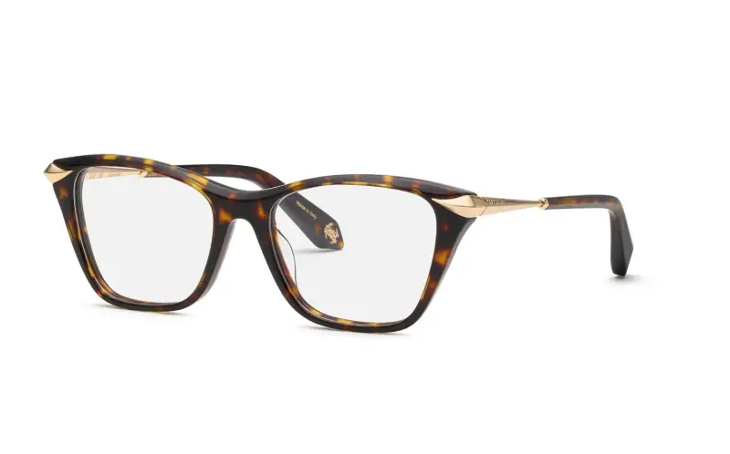 Donna VRC144M 743Y Montature da vista Acetato Havana Cat Eye