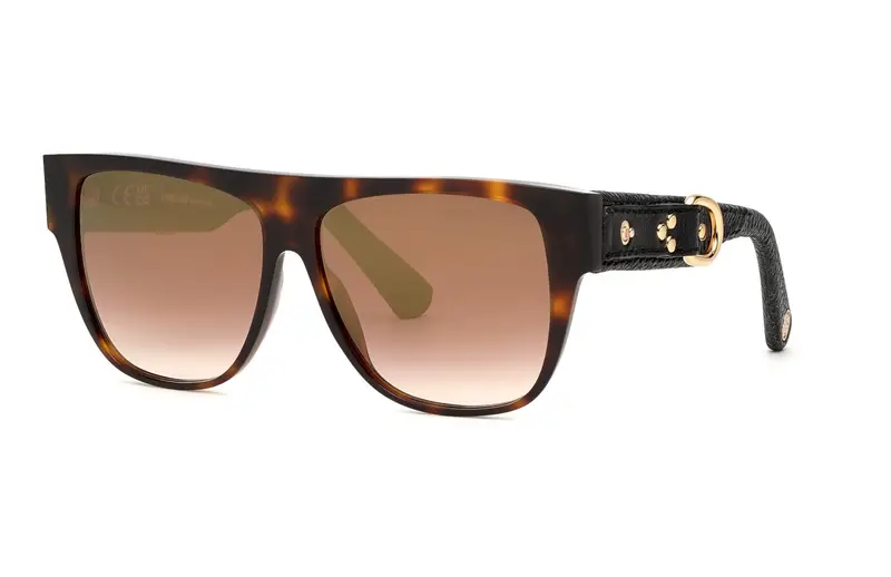 Roberto Cavalli Unisex SRC013  748 Occhiali da sole Acetato Havana Marrone Squadrata Normale Sfumato