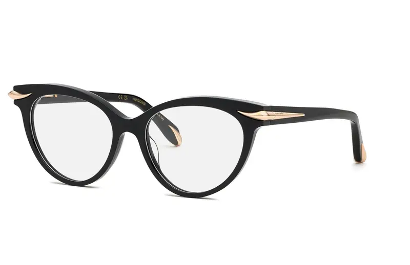 Roberto Cavalli Unisex VRC018M  700 Montature da vista Acetato Nero  Cat Eye