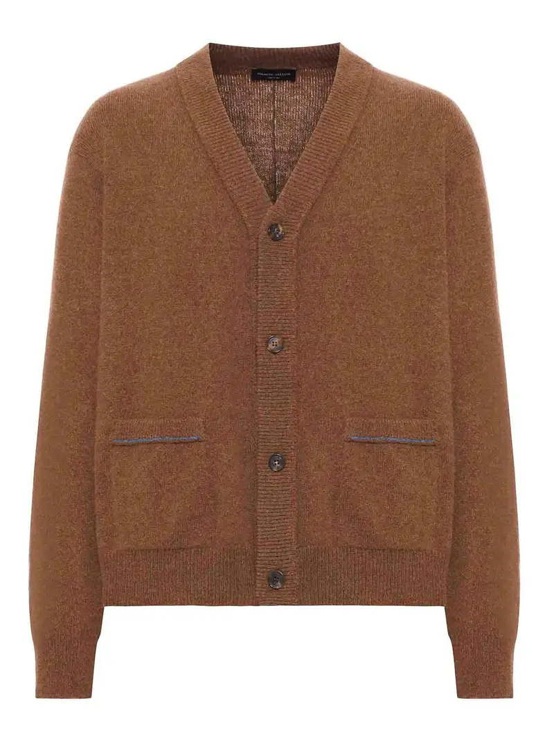 ROBERTO COLLINA Cardigan Marrone 3862050