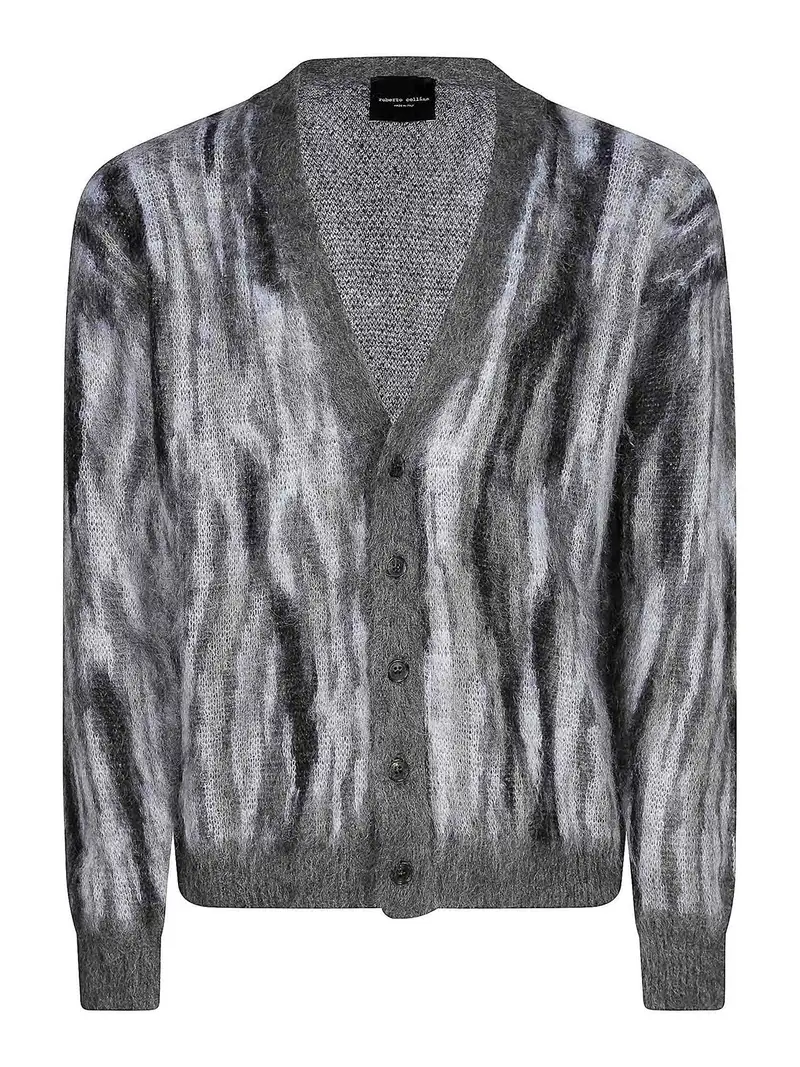 ROBERTO COLLINA Cardigan Grigio 3294086