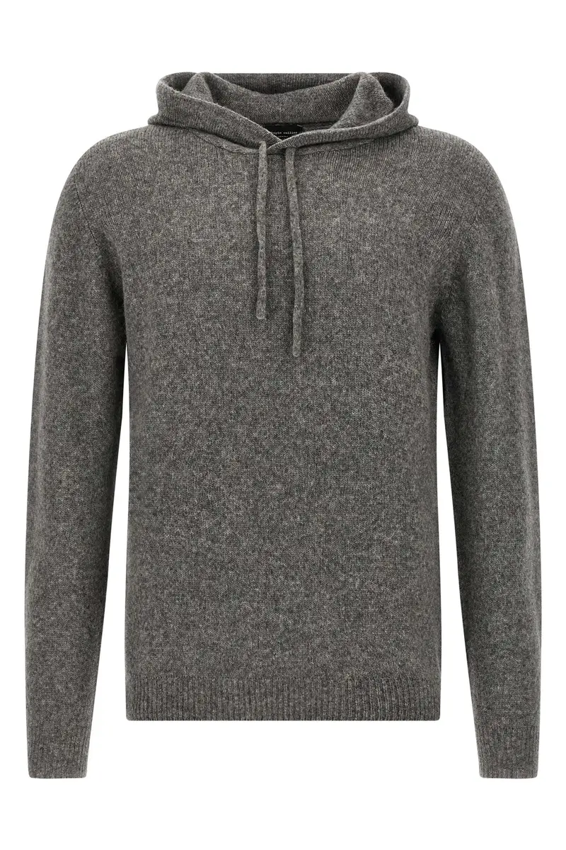 Maglia Con Cappuccio Grigio