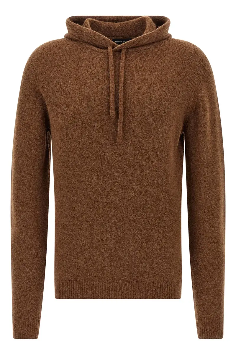 Maglia Con Cappuccio Marrone