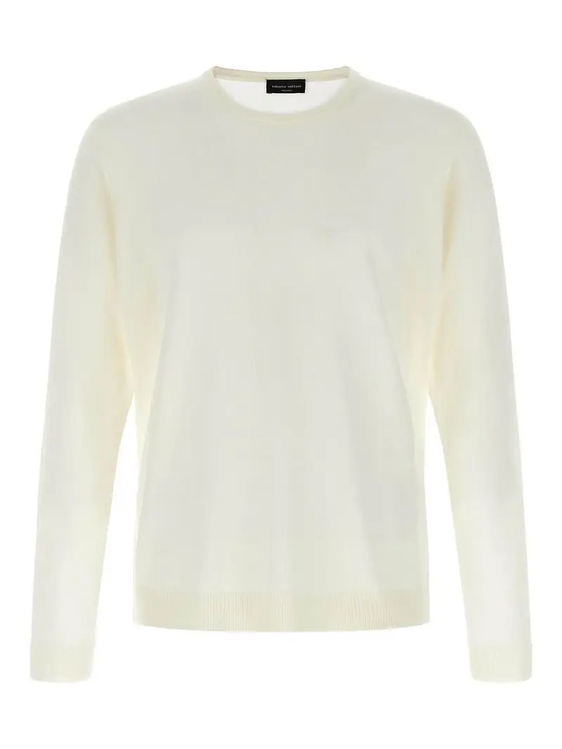 Maglione di lana merino Beige