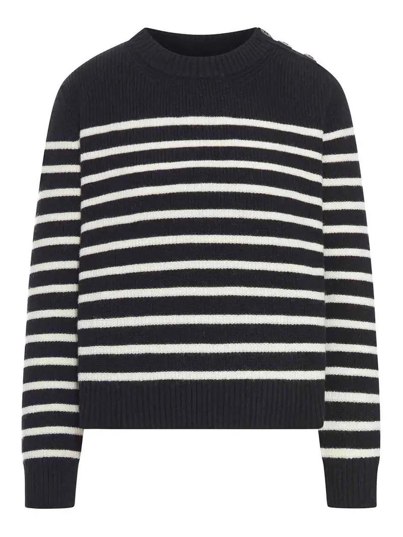 Maglione in lana girocollo Nero