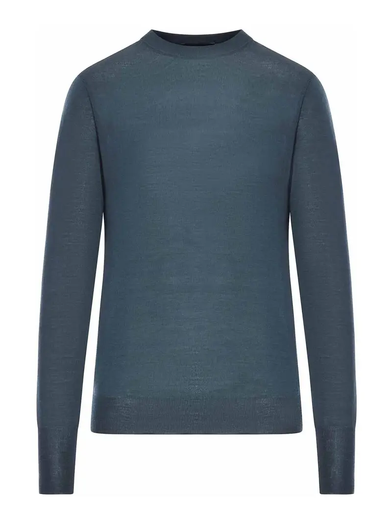 Maglione in lana girocollo Verde