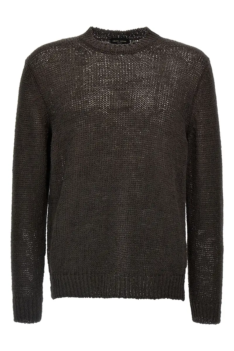 Maglione Rete Marrone