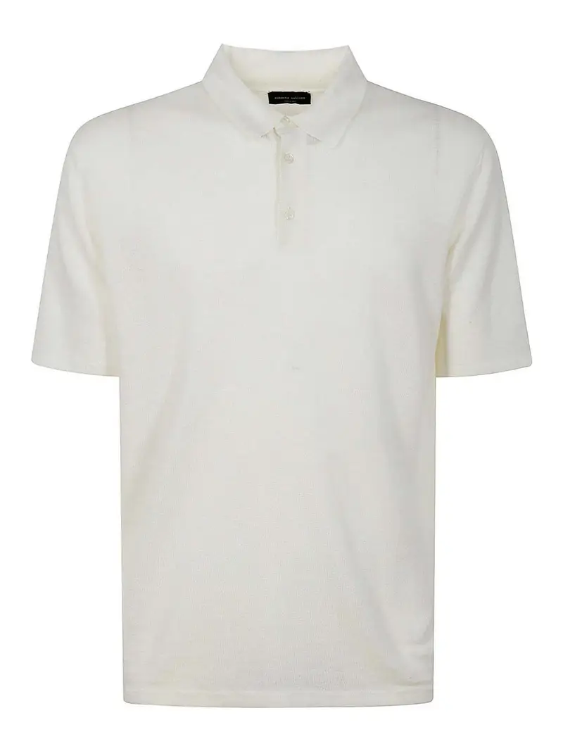 ROBERTO COLLINA Polo Bianco 3266601