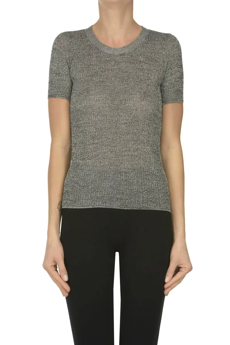 ROBERTO COLLINA Top Argento 3982646