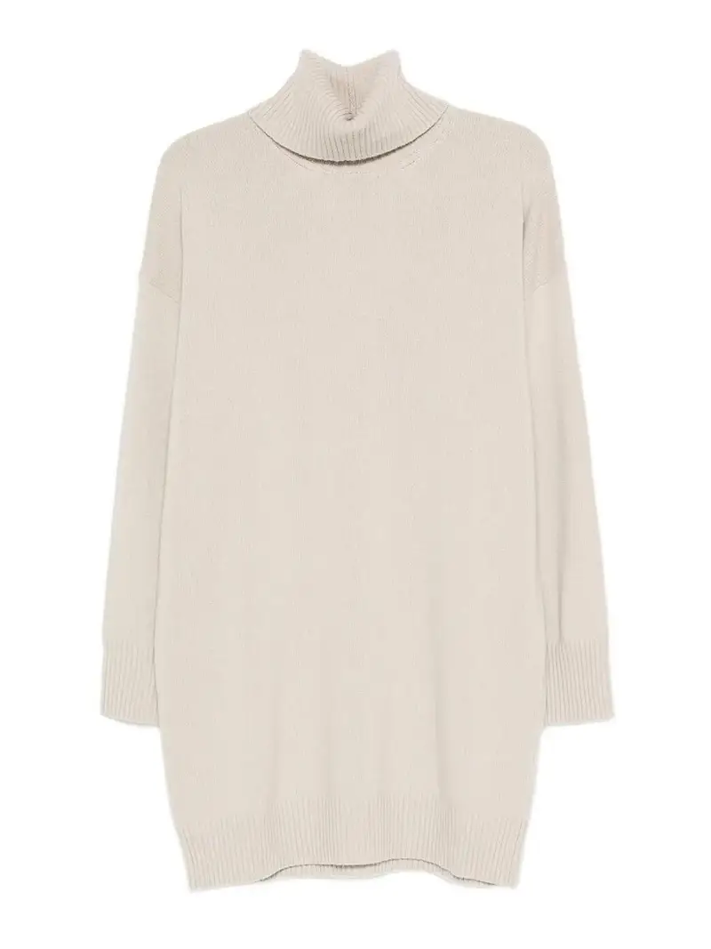 Vestito Dolcevita Bianco