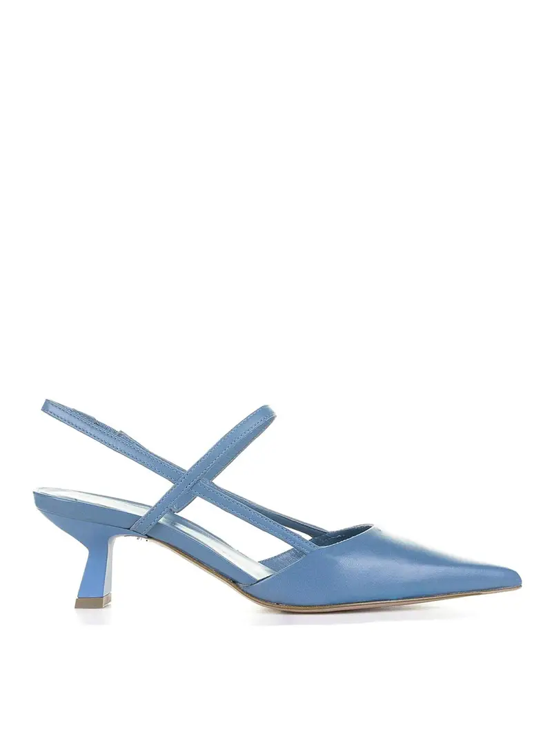 Chanel Slingback In Nappa Azzurro Blu