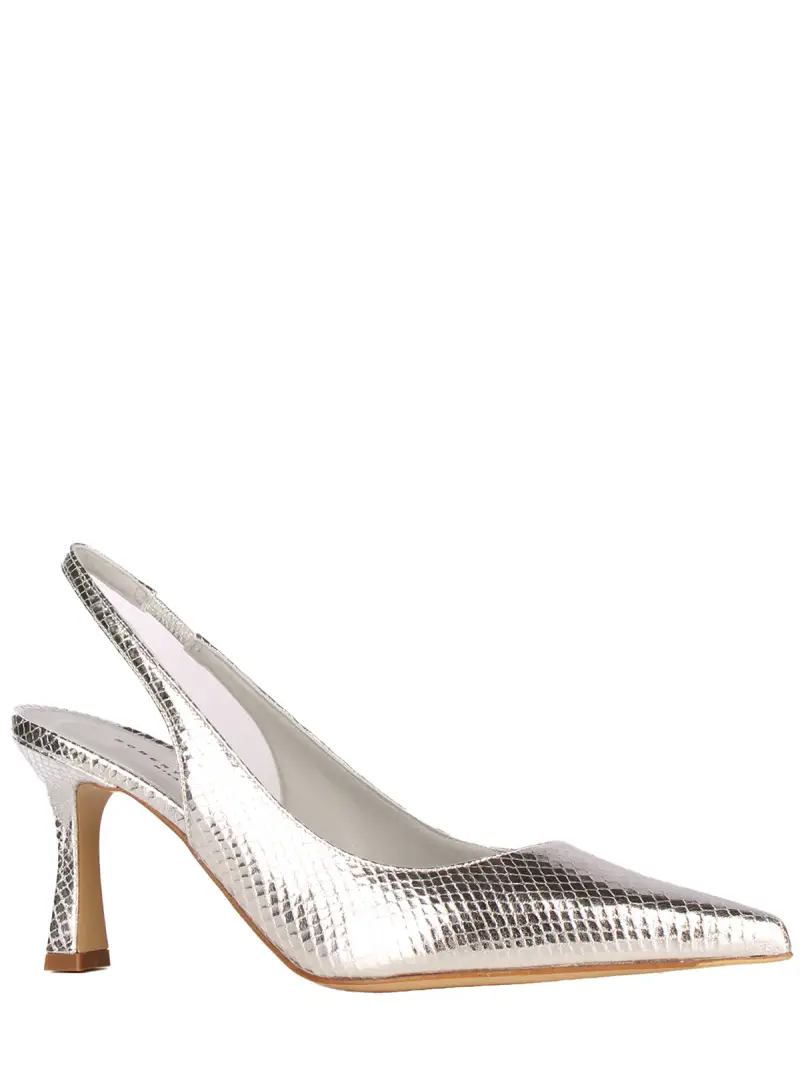 Pumps Frans 90mm ARGENTO miniatura 2