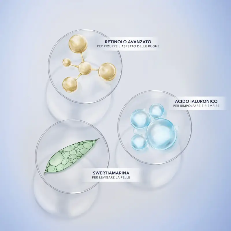 Derm Correxion Crema Viso - Trattamento antietà pelli mature, Crema antirughe, Crema viso pelle grassa miniatura 3