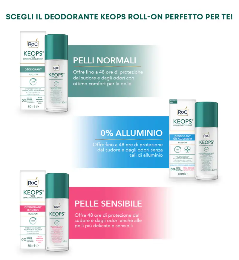 Keops Deo Roll-On 48h 0% Sali di Alluminio - Deodorante roll on miniatura 4