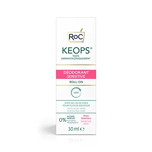 RoC KEOPS Deodorante Roll-On 48 Ore - Antitraspirante Senza Alcool e Profumo - Crema Deodorante Ascelle miniatura 2