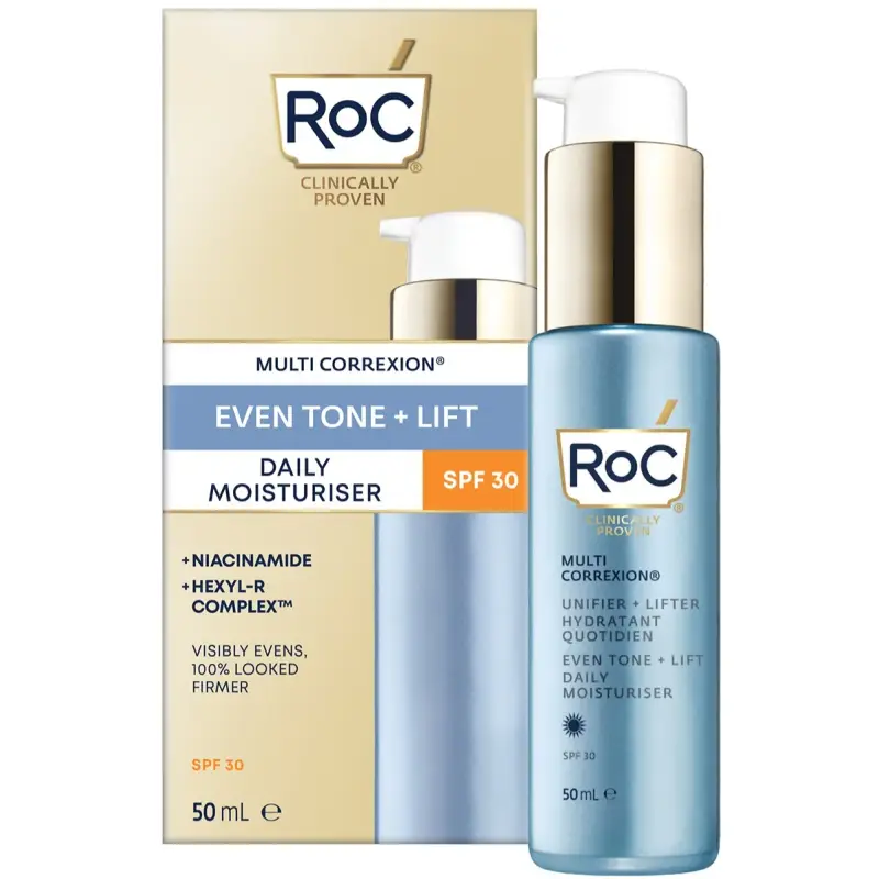 Multi Correxion Even Tone + Lift Idratante Viso con SPF30 - Trattamento viso effetto lifting,Crema idratante viso,Crema antimacchie viso,Crema v