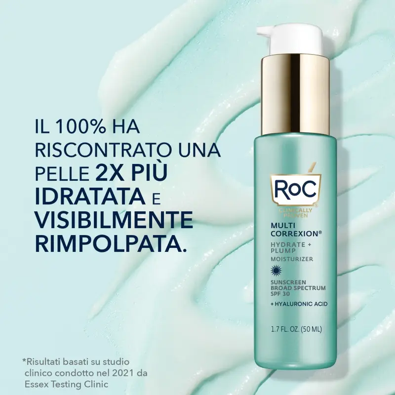 Multi Correxion Hydrate + Plump Idratante Viso SPF30 - Trattamento antietà pelli mature, Crema antirughe, Crema idratante viso miniatura 2
