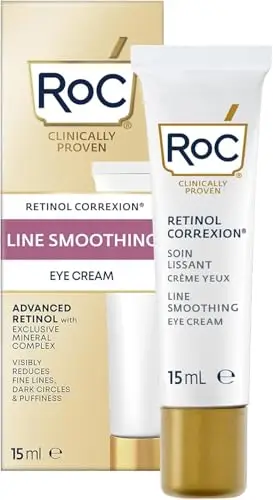 RoC - Retinol Correxion Line Smoothing Crema Contorno Occhi - Riduce Visibilmente Gonfiori e Occhiaie - Antirughe e