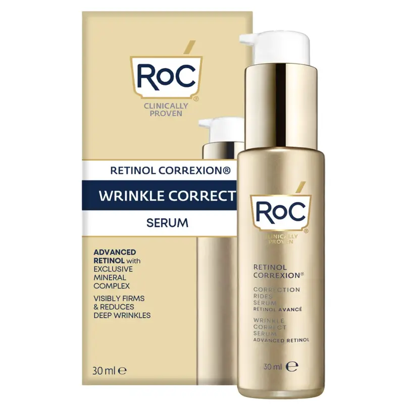 Retinol Correxion Wrinkle Correct Siero - Trattamento antietà pelli mature,Siero antirughe