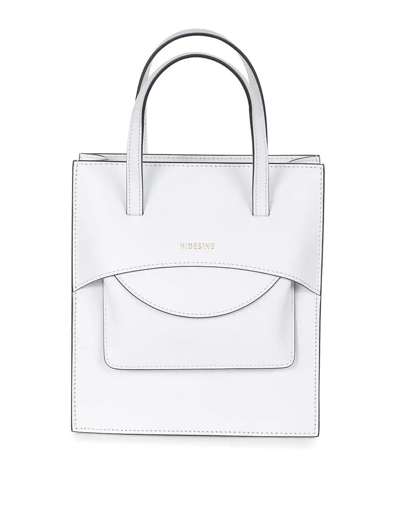 Borsa in pelle Bianco