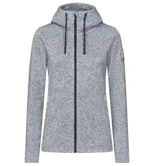 Berna Hoodie W - felpa in pile - donna Grey
