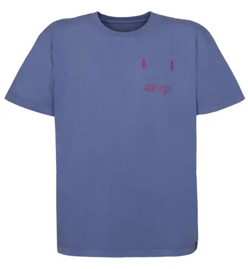 Fake Face SS - T-shirt - uomo Blue