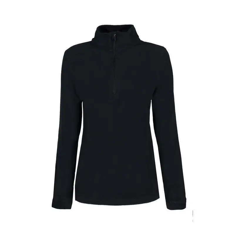 Felpa In Micropile Tempus Nero Donna XL