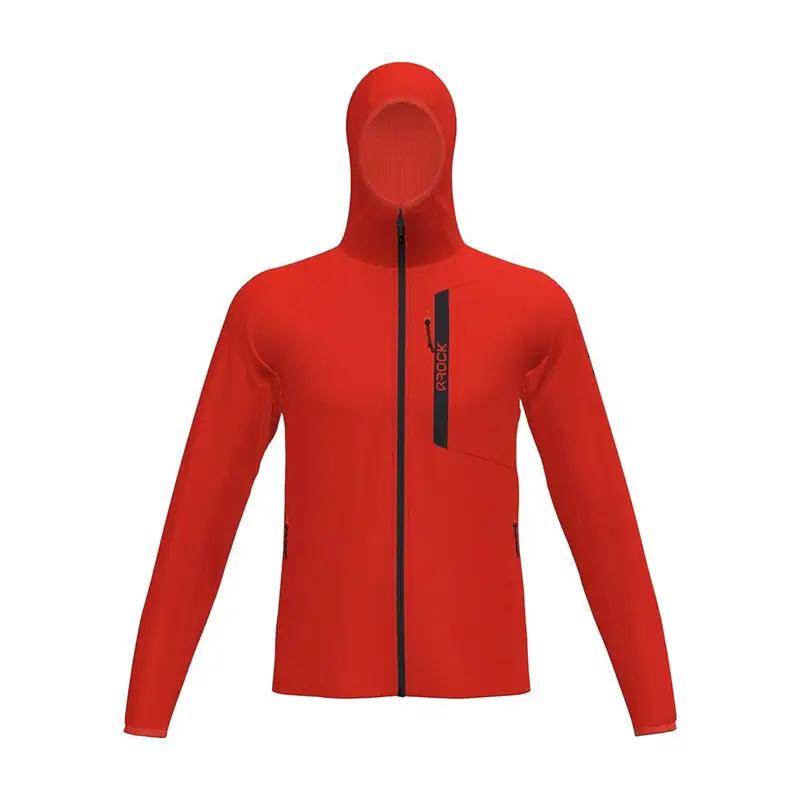 Felpa In Pile Arrows 2 0 Hoodie Cherry Tomato Uomo M