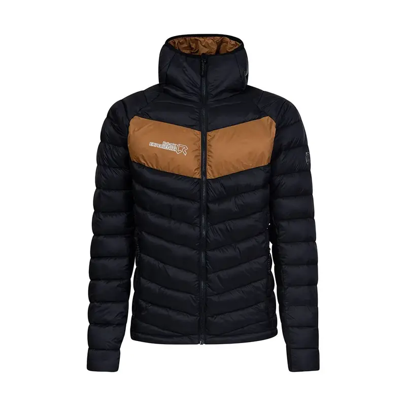 Giacca Trekking Re Tanana Padded Nero Marrone Uomo L