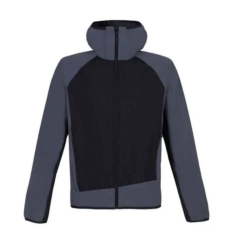 Giacca Trekking Softshell Razor Blade Hoodie Grigio Nero Uomo L