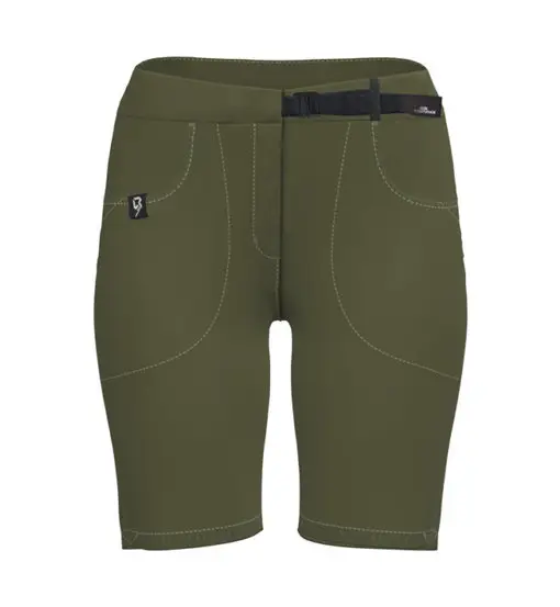 Kundalini W - pantaloni corti arrampicata - donna Green