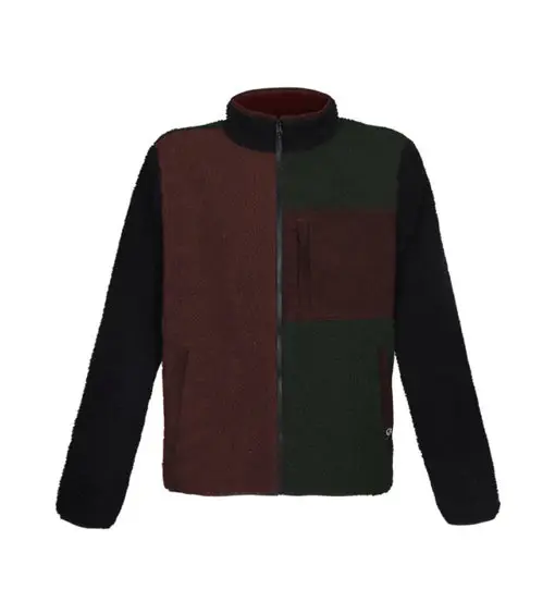 Takotna Mock N Fz Fleece - felpa in pile - uomo Dark Red