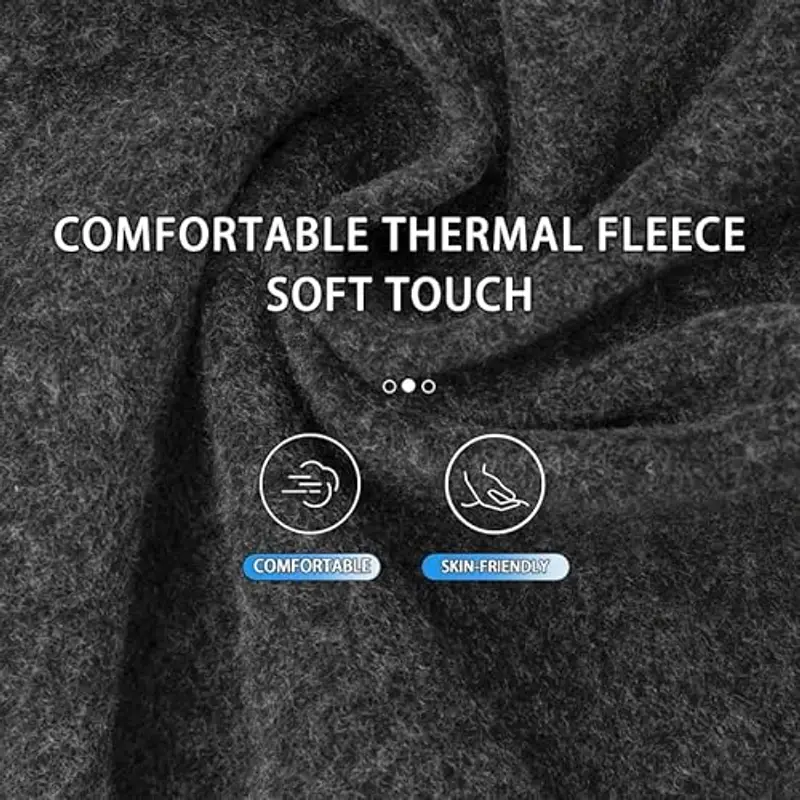 ROCKBROS Passamontagna Moto Invernale Termico con Pile Balaclava Sottocasco Caldo Multifunzionale per Ciclismo Sci miniatura 3