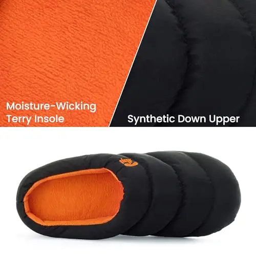 RockDove Pantofola da Campeggio Uomo con Schiuma Memory e Imbottita in Piuma, 42/43 EU, Oriole miniatura 3