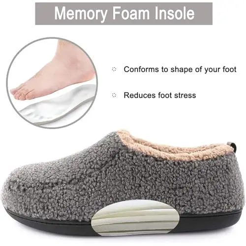 RockDove Pantofole Uomo Grigio 3665930 miniatura 3